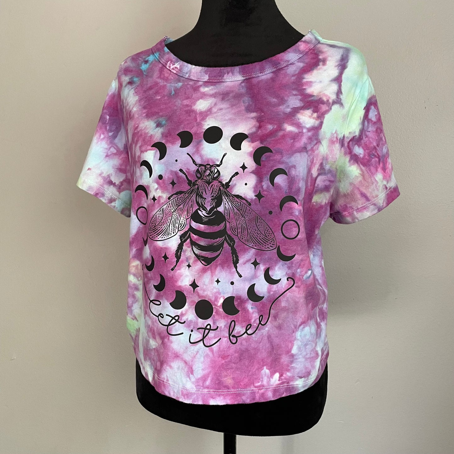 Tie-Dye Graphic Tee - Crop Top - Size XXL