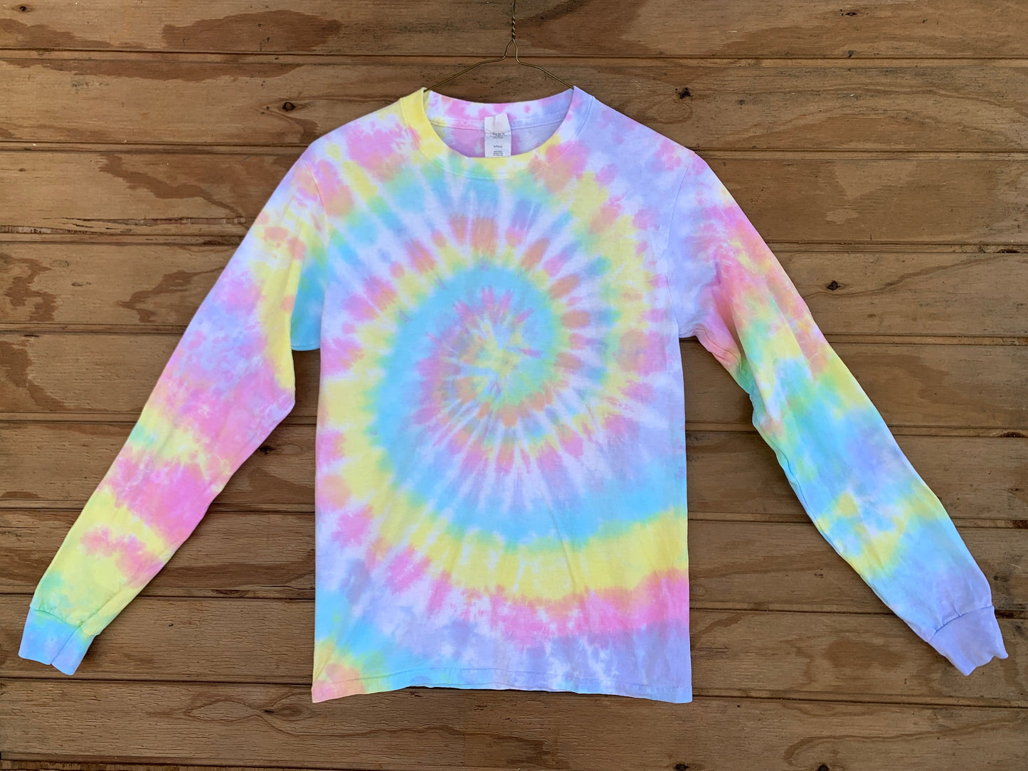 Long Sleeve Rainbow Tie-Dye