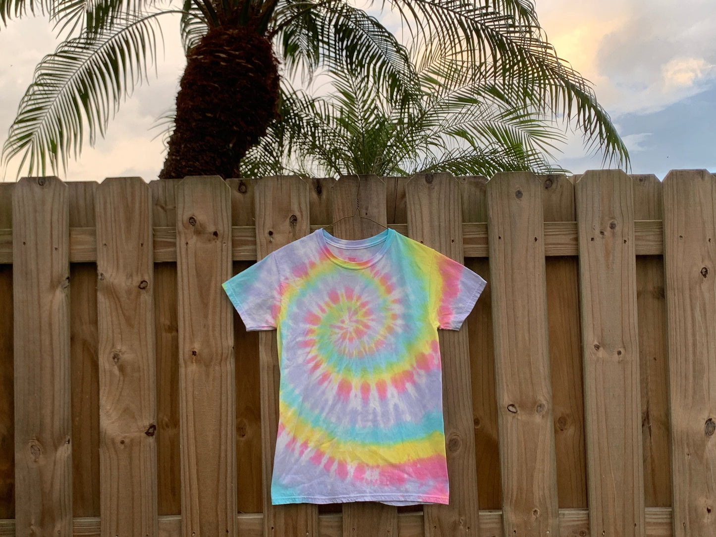 Youth Short Sleeve Rainbow Tie-Dye