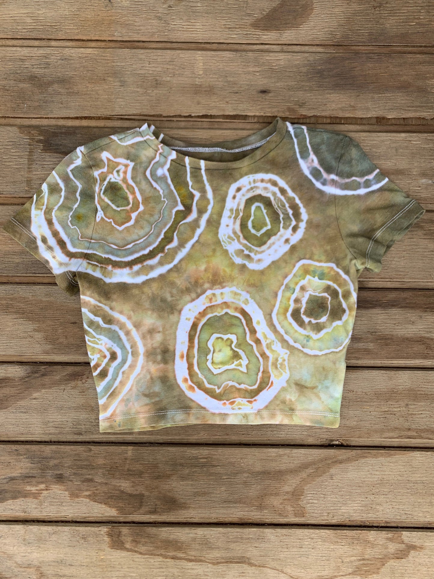 Earthy Geode Crop Top