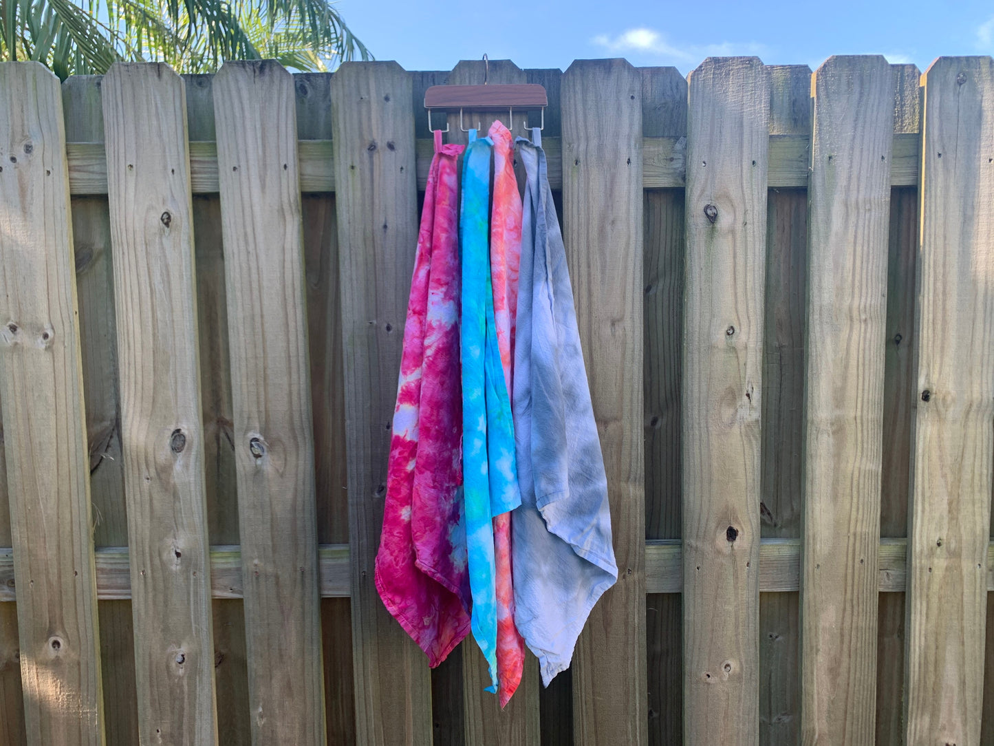Tie-Dyed Flour Sack Towels