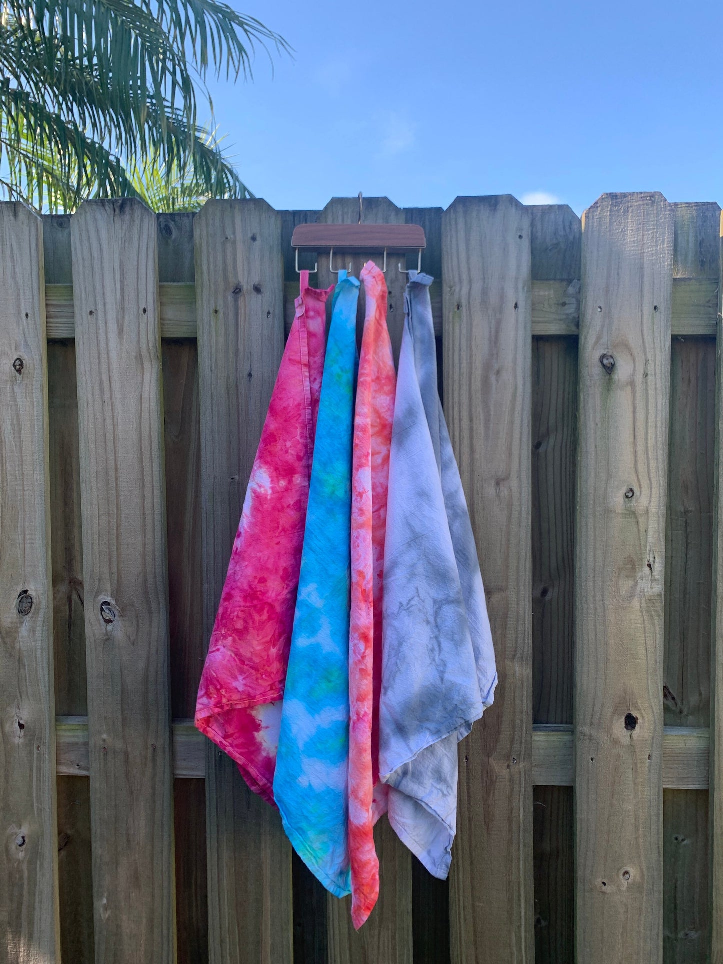 Tie-Dyed Flour Sack Towels