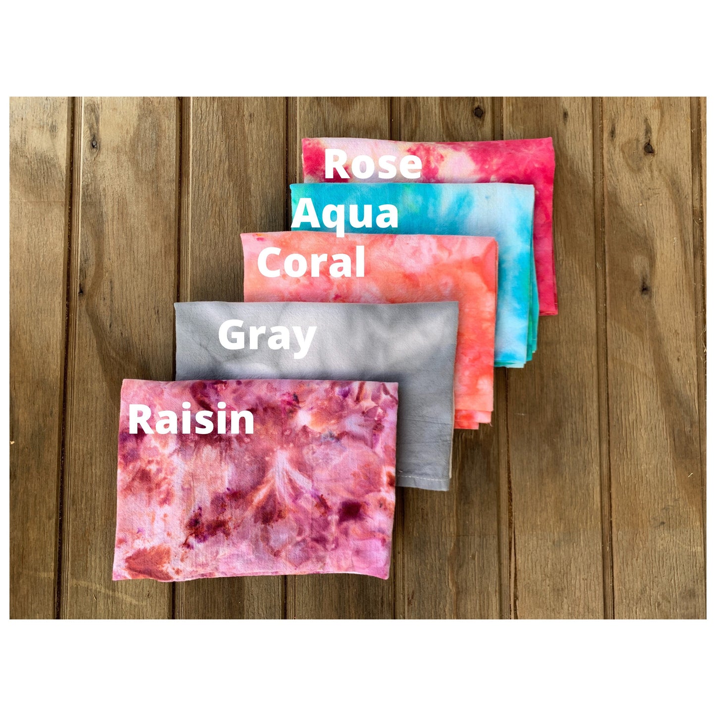 Tie-Dyed Flour Sack Towels