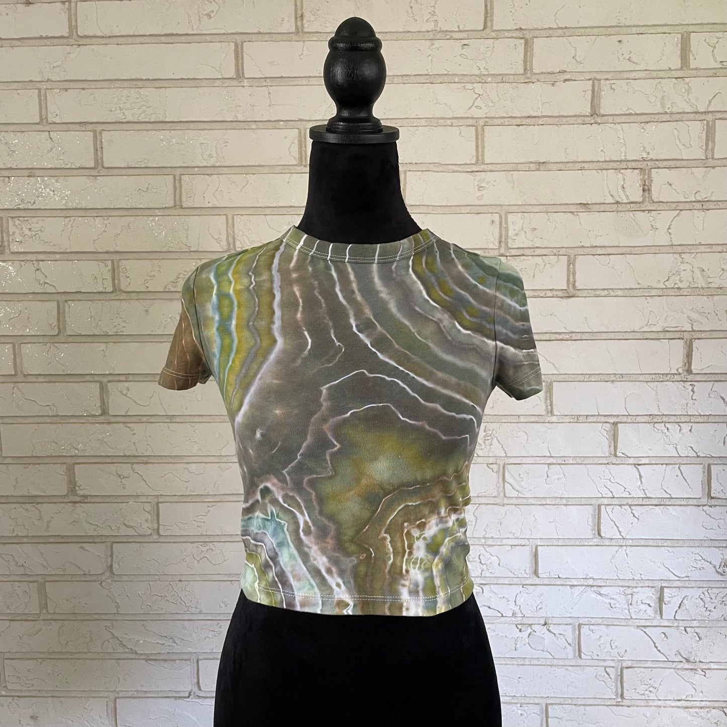 Earthy Geode Crop Top