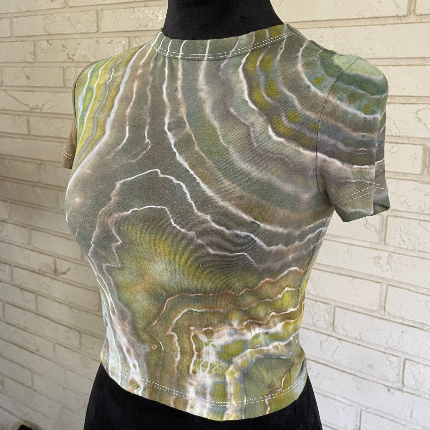 Earthy Geode Crop Top