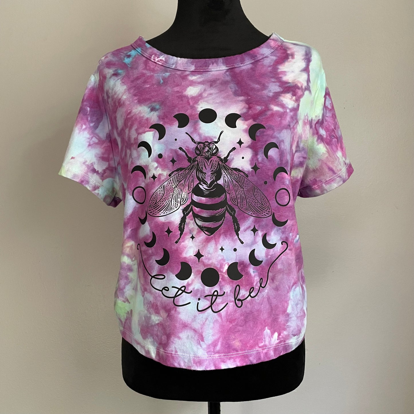 Tie-Dye Graphic Tee - Crop Top - Size XXL