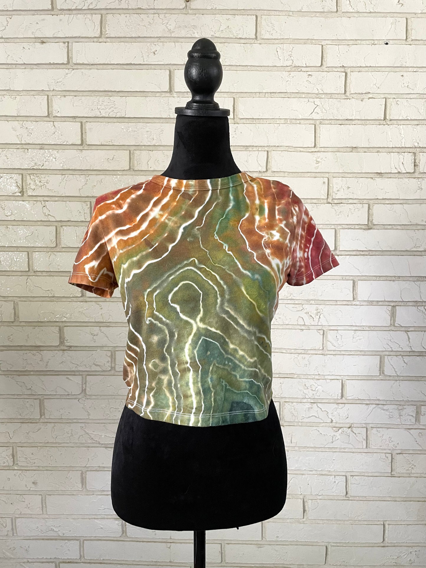 Earthy Geode Crop Top