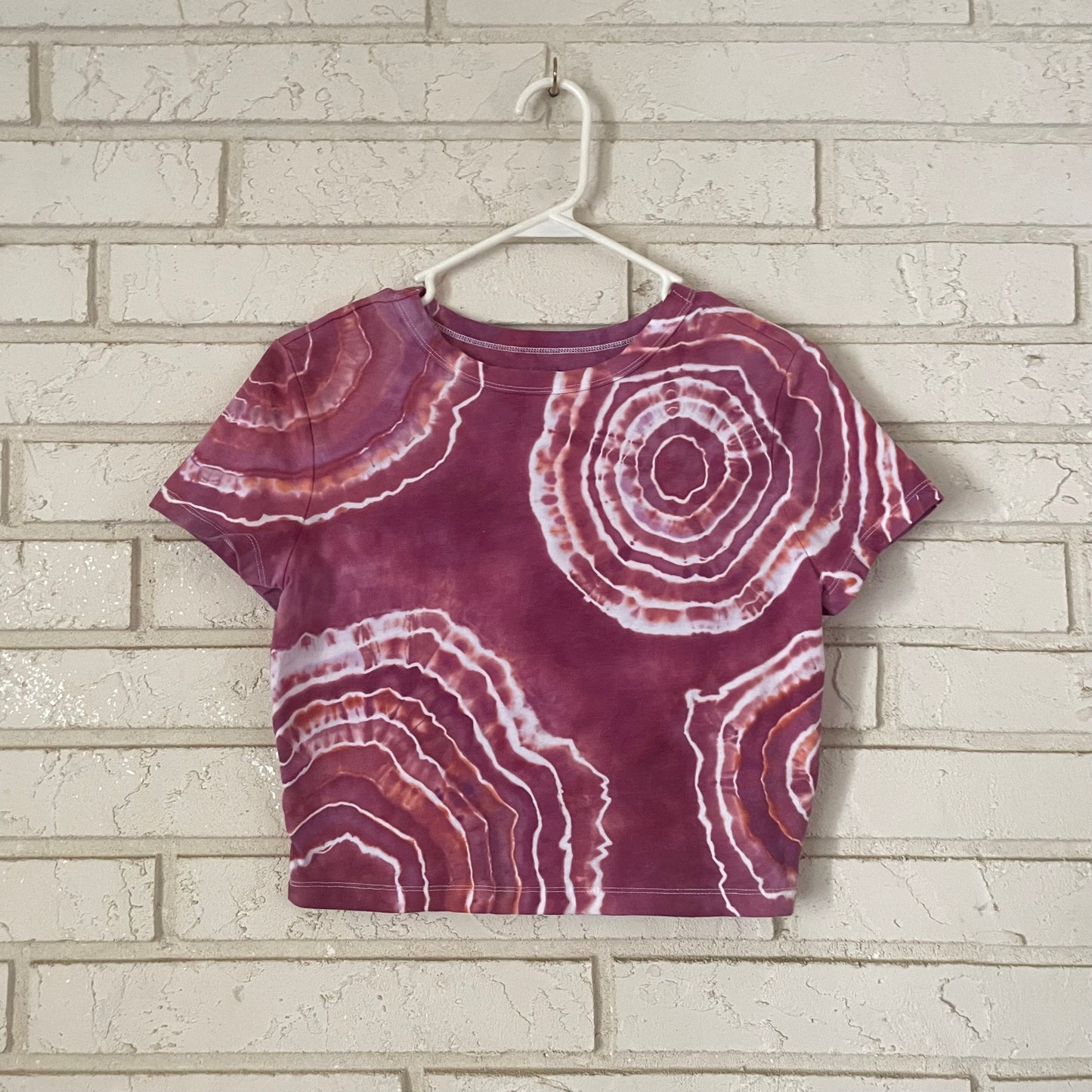 Geode Style Tie-Dye Crop Top