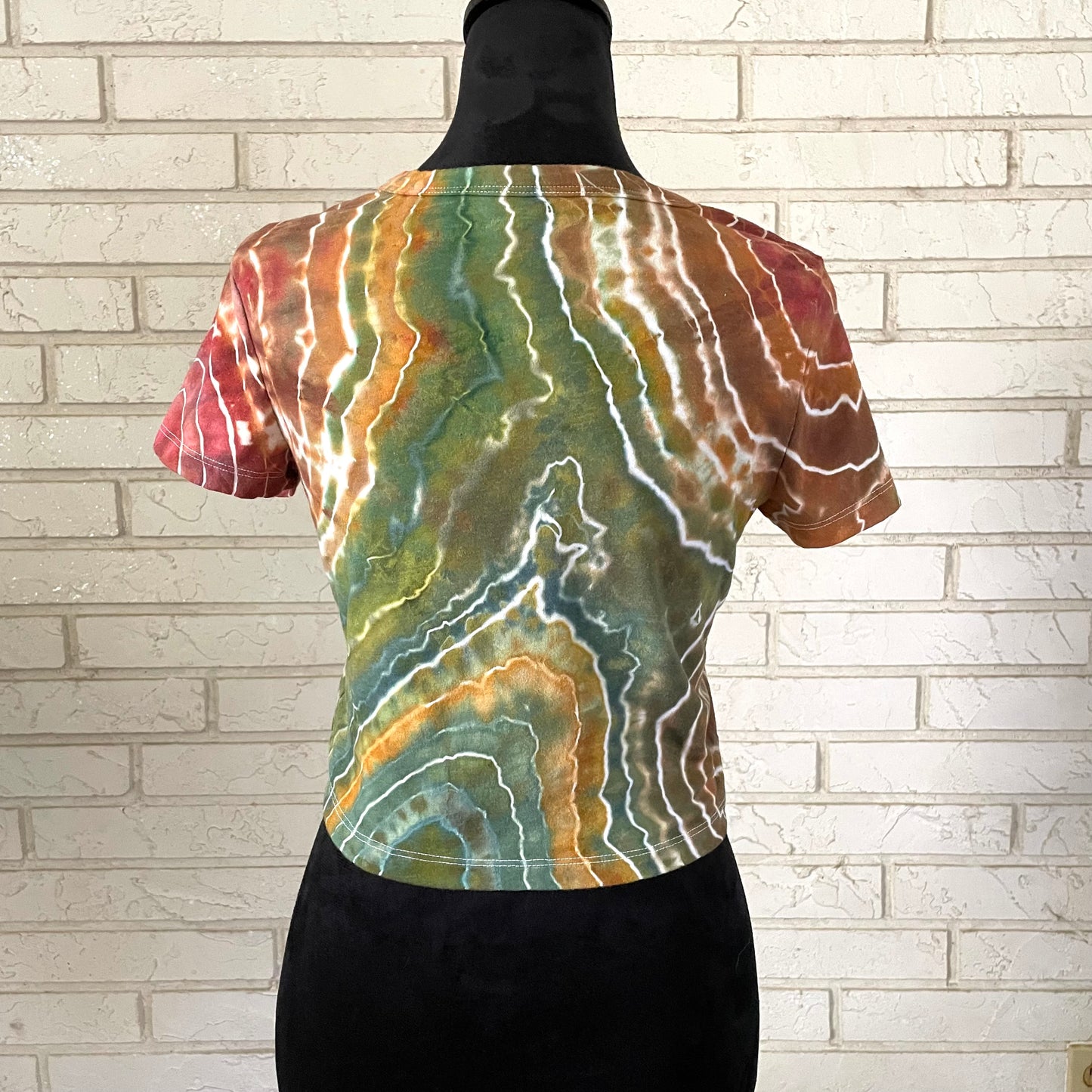 Earthy Geode Crop Top