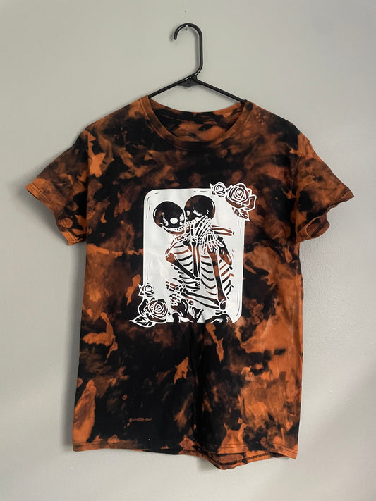 Reverse Dyed Tie-Dye Graphic Tee - Medium