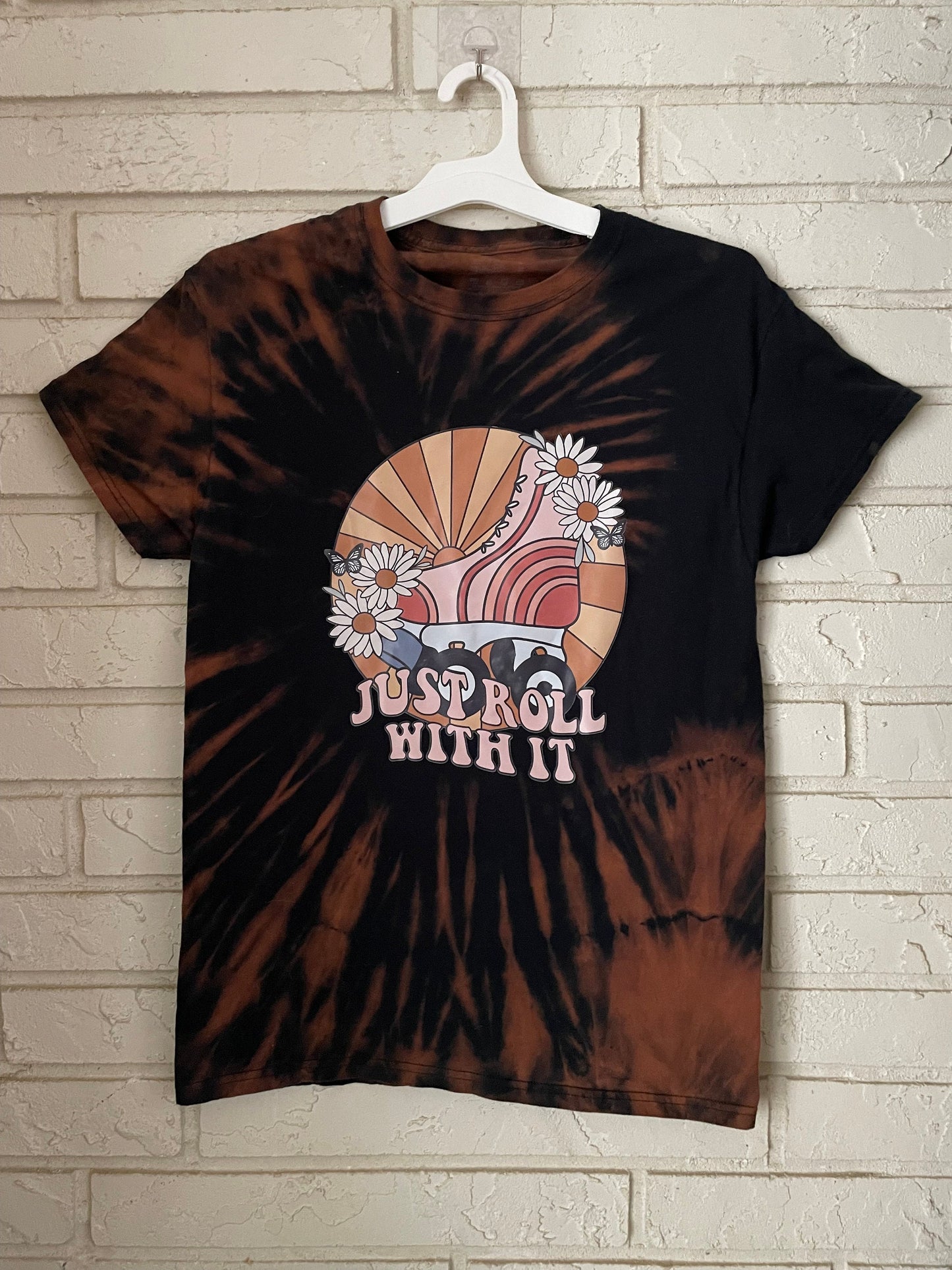 Reverse Tie-Dye Graphic Tee - Adult Size Medium