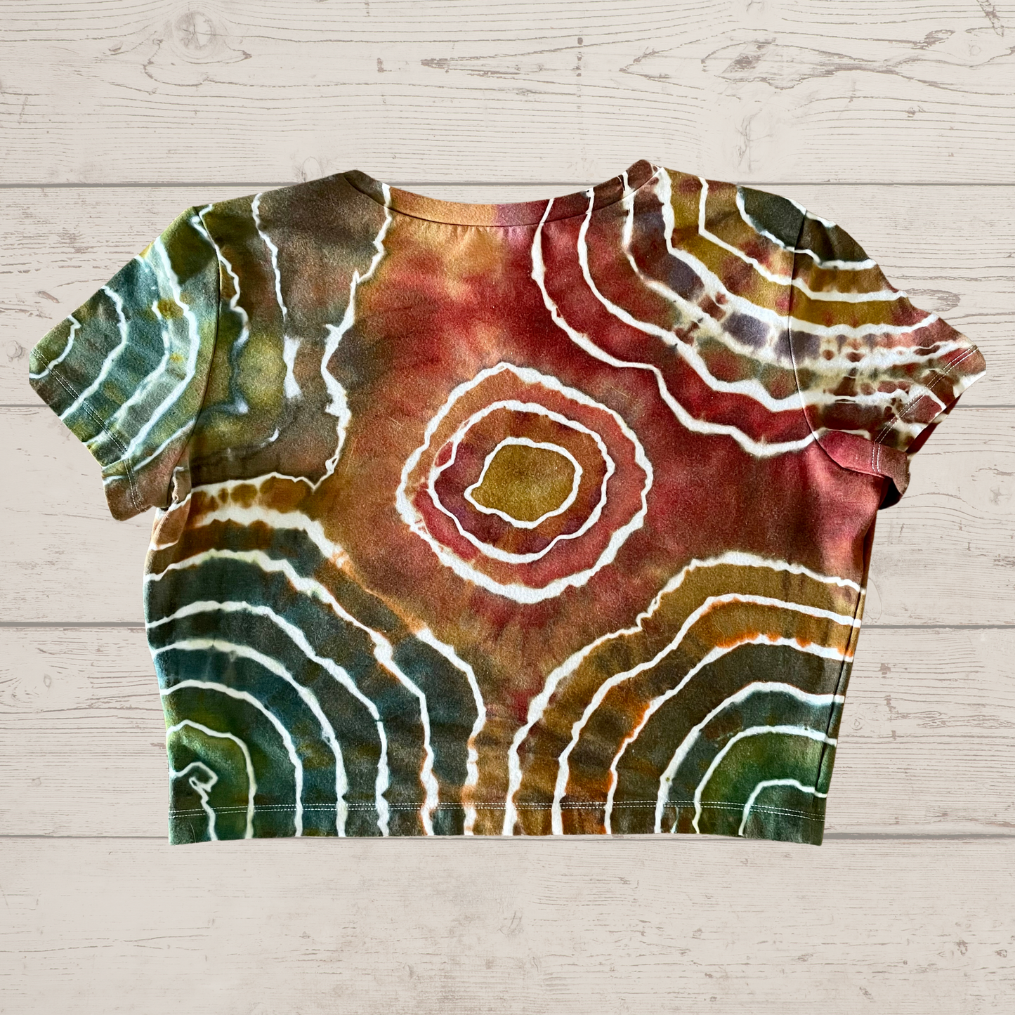 Earthy Geode Crop Top